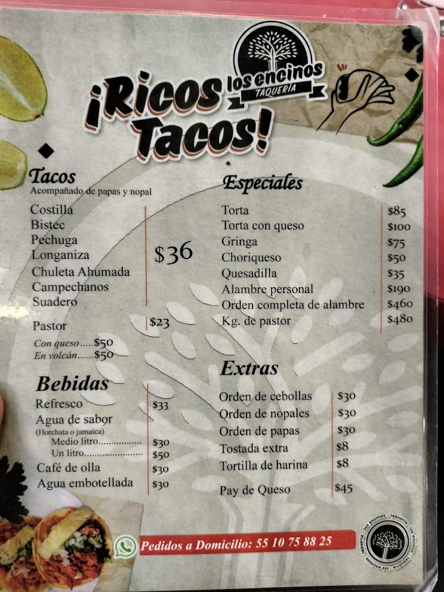 Taquería Los Encinos Menu - Image 4