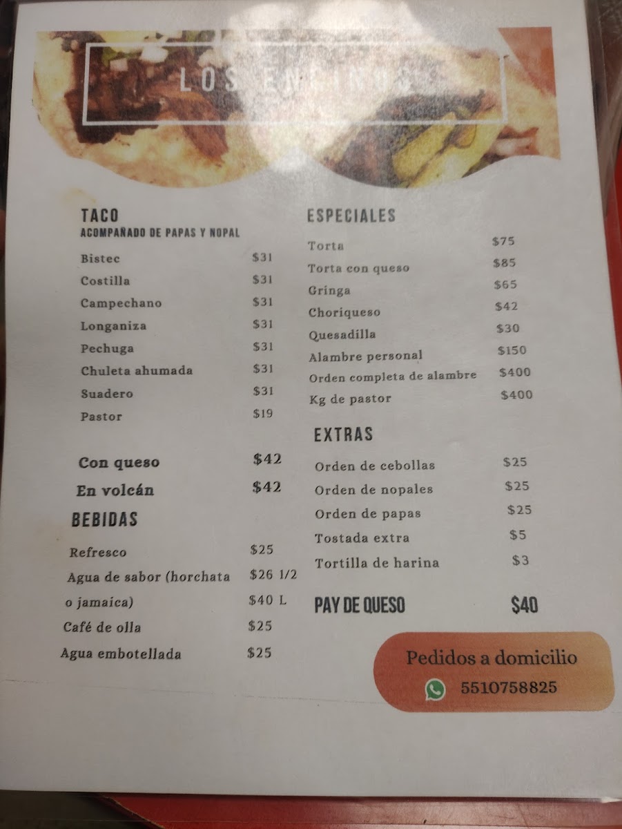 Taquería Los Encinos Menu - Image 5